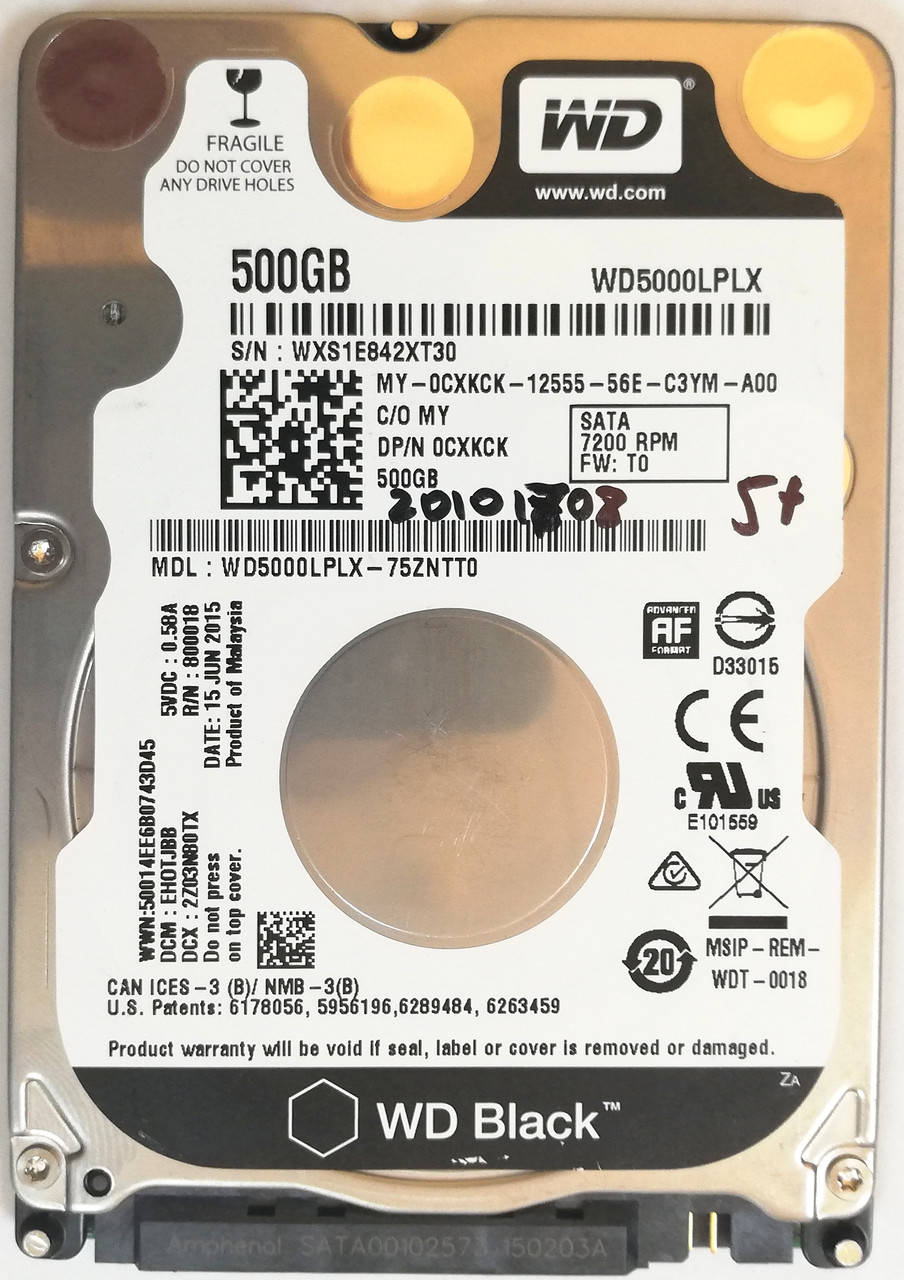 Жесткий диск для ноутбука Western Digital Black 500GB 2.5" 32MB 7200rpm 6Gb/s (WD5000LPLX) SATAIII Б/У
Жесткий диск для ноутбука Western Digital Black 500GB 2.5" 32MB 7200rpm 6Gb/s (WD5000LPLX) SATAIII Б/У