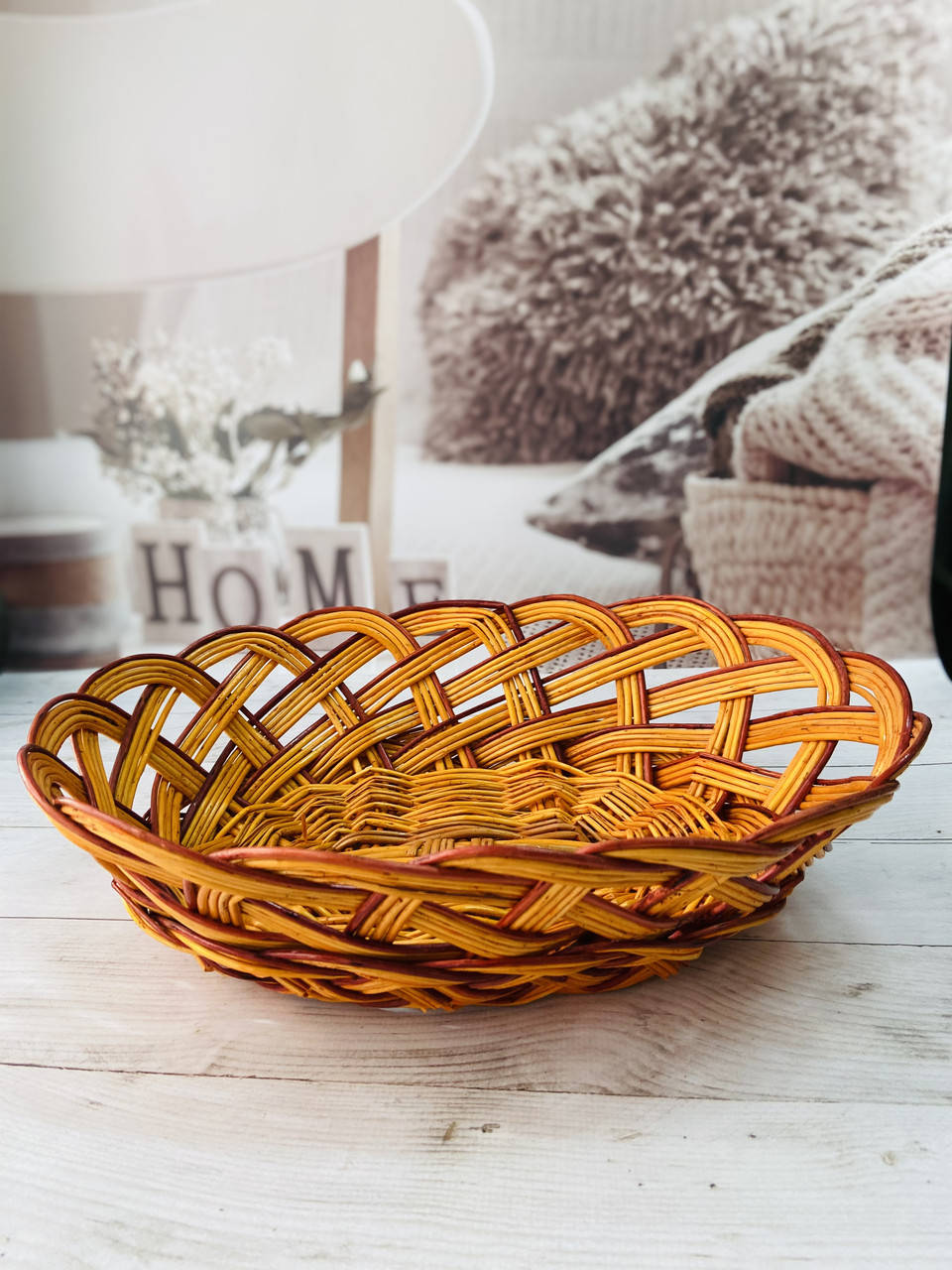 Хлібниця плетена із лози, Бежевый
Хлібниця плетена із лози, Бежевый