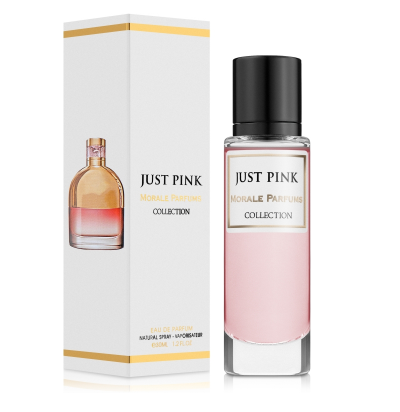 Парфюмированная вода для женщин Just Pink, Morale Parfums, Морал Парфумс, 30 мл
Парфюмированная вода для женщин Just Pink, Morale Parfums, Морал Парфумс, 30 мл