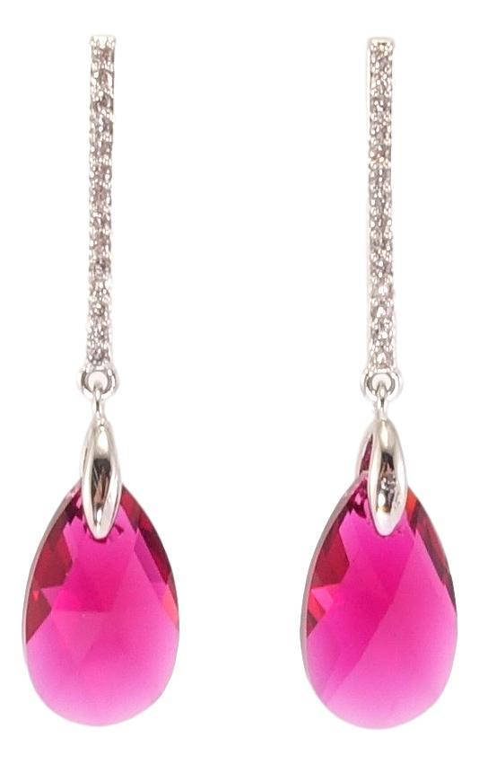 Серьги Xuping Родий с кр-ми Swarovski гвоздики (пусеты) "Дорожки циркония с кристаллом Fuchsia"
Серьги Xuping Родий с кр-ми Swarovski гвоздики (пусеты) "Дорожки циркония с кристаллом Fuchsia"