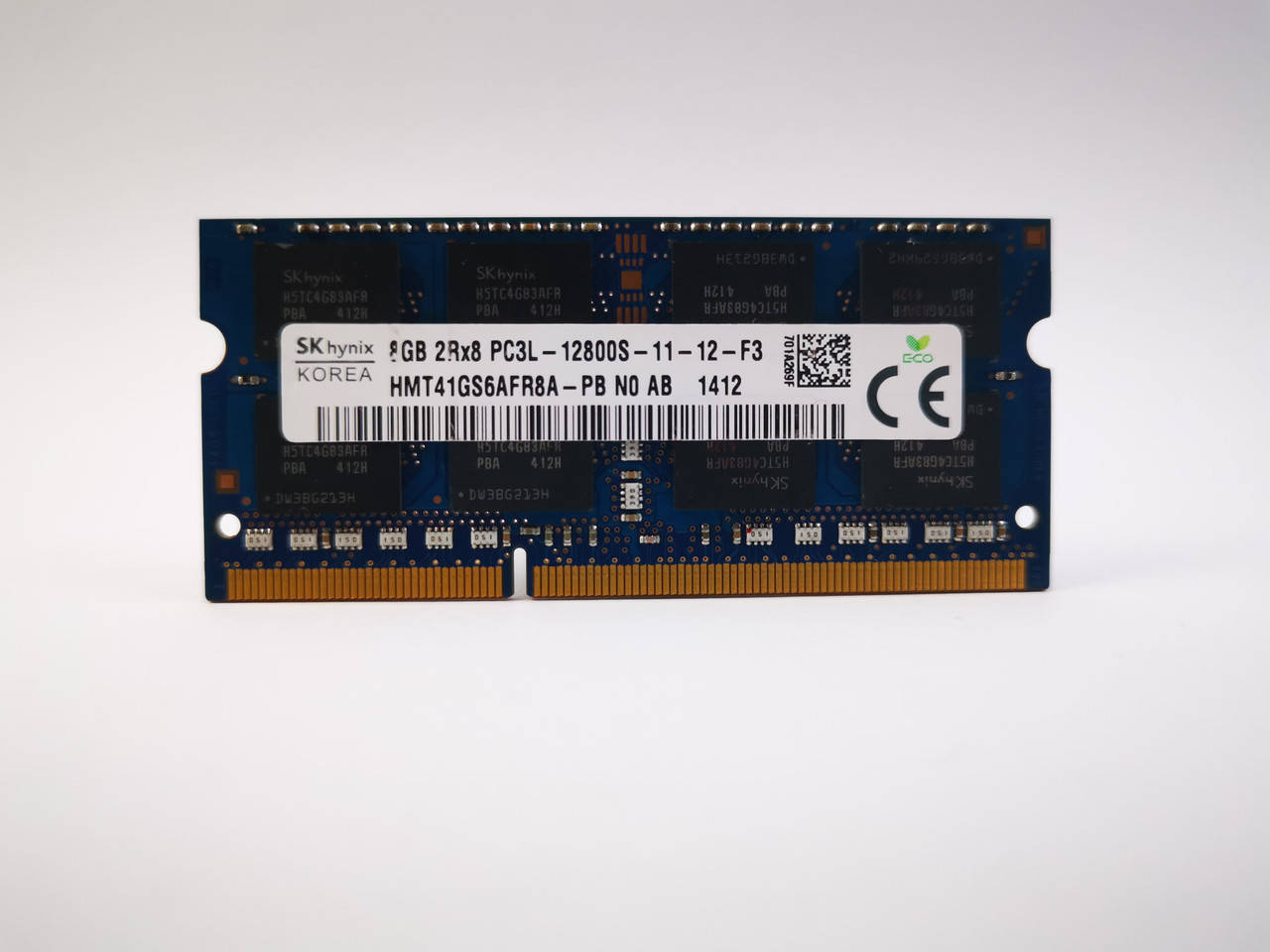 Оперативная память для ноутбука SODIMM SK hynix DDR3L 8Gb 1600MHz PC3L-12800S (HMT41GS6AFR8A-PB) Б/У
Оперативная память для ноутбука SODIMM SK hynix DDR3L 8Gb 1600MHz PC3L-12800S (HMT41GS6AFR8A-PB) Б/У