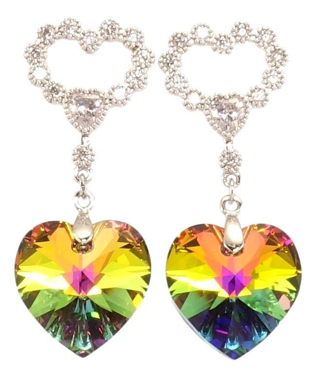 Серьги Xuping Родий с кр-ми Swarovski гвоздики (пусеты) "Сердечки с подвеской кристалл Vitrail Medium"
Серьги Xuping Родий с кр-ми Swarovski гвоздики (пусеты) "Сердечки с подвеской кристалл Vitrail Medium"
