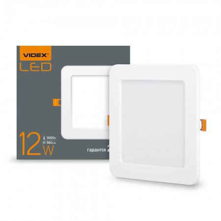 LED светильник встраиваемый квадрат VIDEX 12W 5000K 220V (VL-DLS-125)
LED светильник встраиваемый квадрат VIDEX 12W 5000K 220V (VL-DLS-125)