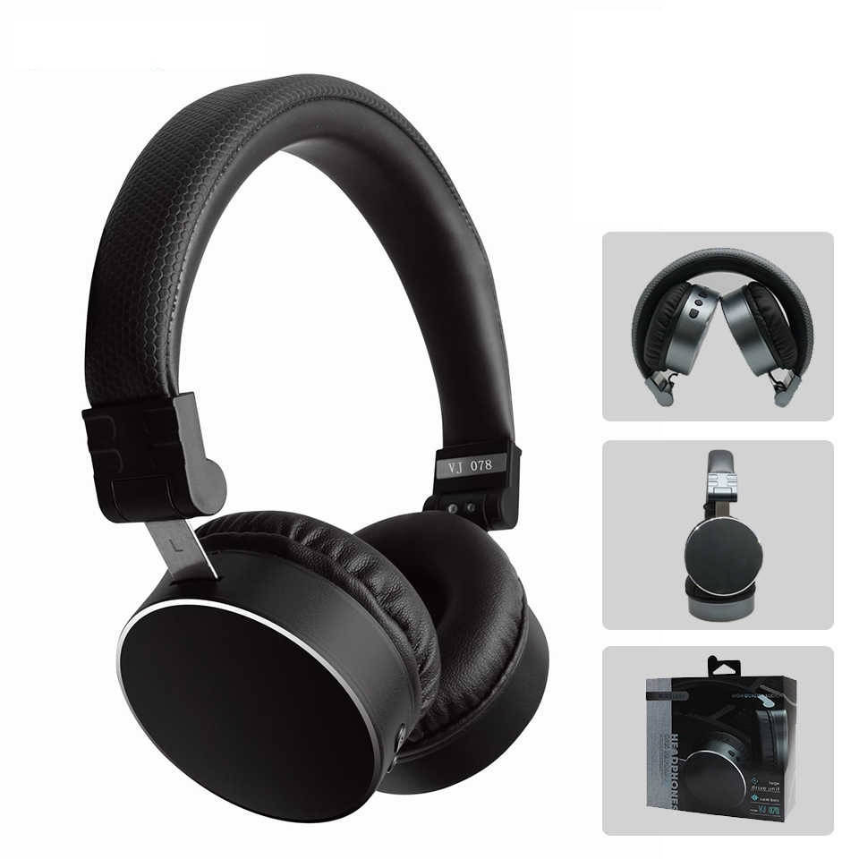 Наушники беспроводные Bluetooth VJ078 stereo гарнитура цвет черный / золотой / серый / красный
Наушники беспроводные Bluetooth VJ078 stereo гарнитура цвет черный / золотой / серый / красный