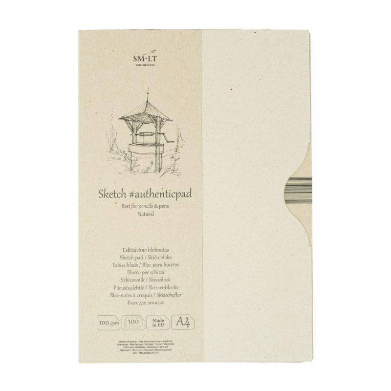 Склейка A4 Smiltainis AUTHENTIC 100г/м2 для ескизов 100л в папке натуральный цвет (4770644587842)
Склейка A4 Smiltainis AUTHENTIC 100г/м2 для ескизов 100л в папке натуральный цвет (4770644587842)