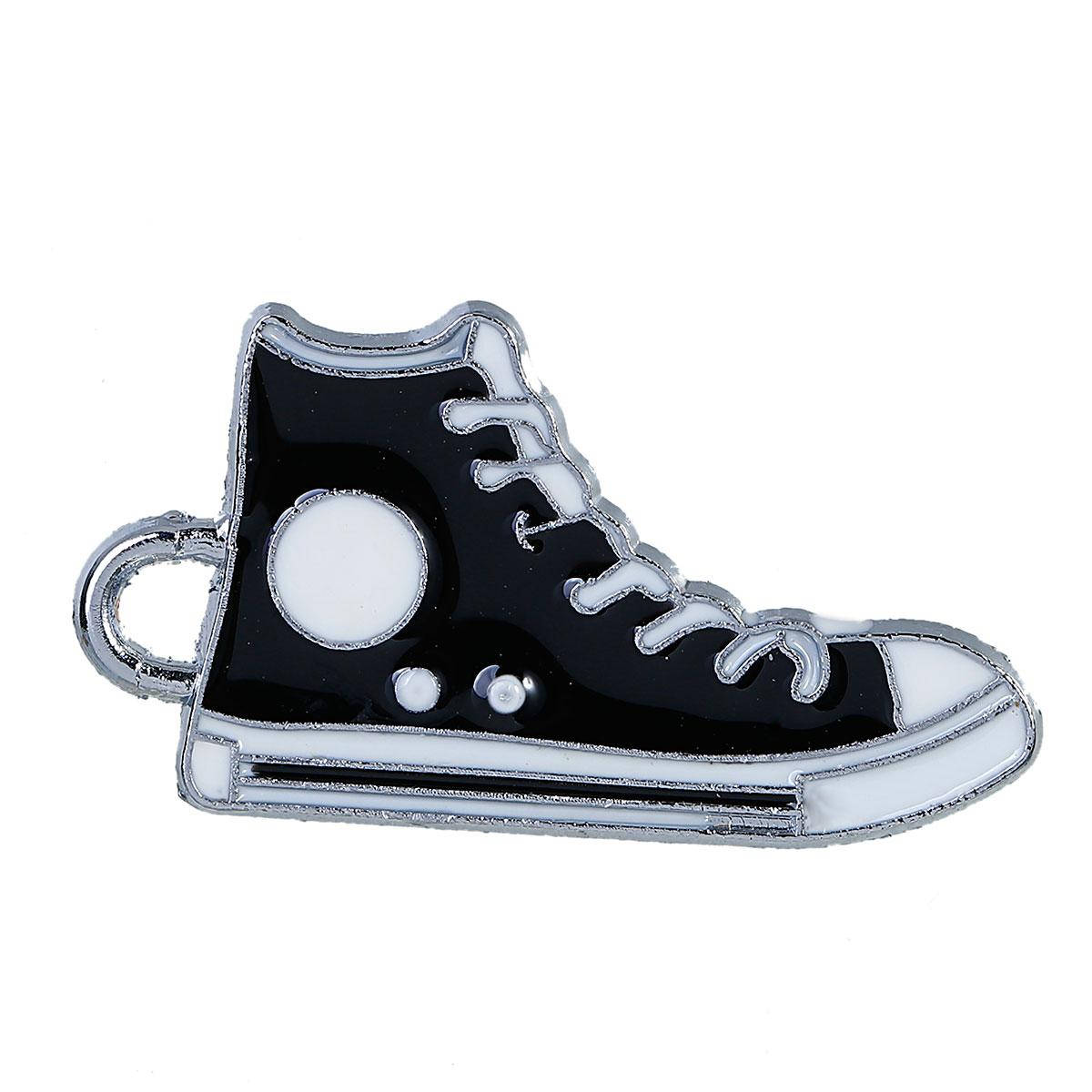 Подвеска " Converse ", Кед, Обувь, Чёрная и белая эмаль, Серебряный тон, Цинковый сплав, 31 mm x 17 mm
Подвеска " Converse ", Кед, Обувь, Чёрная и белая эмаль, Серебряный тон, Цинковый сплав, 31 mm x 17 mm