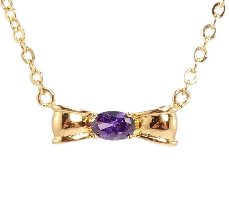 Подвеска на цепочке Xuping Позолота 18K "Бантик с сиреневым кристаллом" длина 41,5-45см х 2мм
Подвеска на цепочке Xuping Позолота 18K "Бантик с сиреневым кристаллом" длина 41,5-45см х 2мм