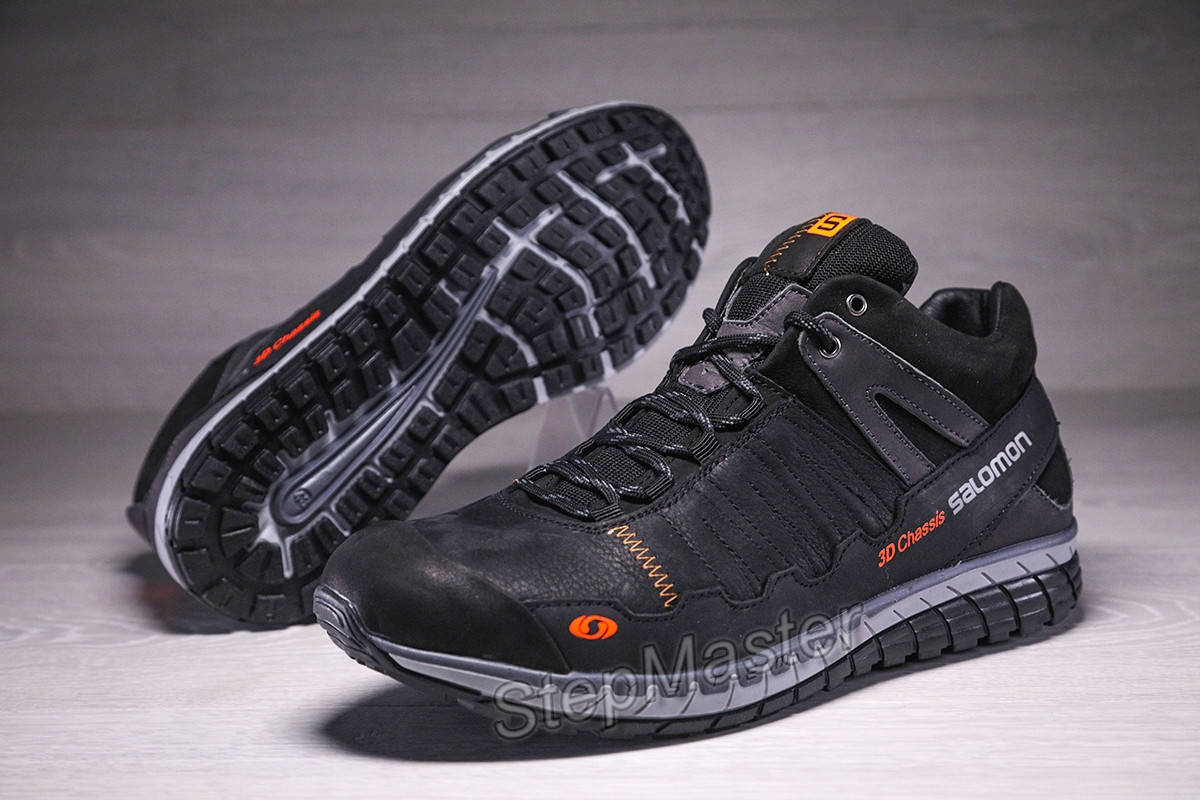 Кожаные зимние ботинки, кроссовки термо, Salomon 3D Chassis Gore-Tex Winterfrost 41, Черный
Кожаные зимние ботинки, кроссовки термо, Salomon 3D Chassis Gore-Tex Winterfrost 41, Черный