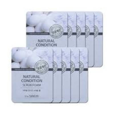 Пенка-скраб для умывания очищающая для жирной кожи, THESAEM Natural Condition Scrub Foam Deep Pore Cleansing
Пенка-скраб для умывания очищающая для жирной кожи, THESAEM Natural Condition Scrub Foam Deep Pore Cleansing