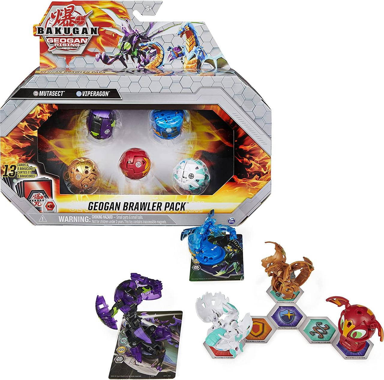 Набор пять бакуганов серии Геоган, Bakugan Geogan Brawler Mutasect and Viperagon, Spin Master Оригинал из США
Набор пять бакуганов серии Геоган, Bakugan Geogan Brawler Mutasect and Viperagon, Spin Master Оригинал из США