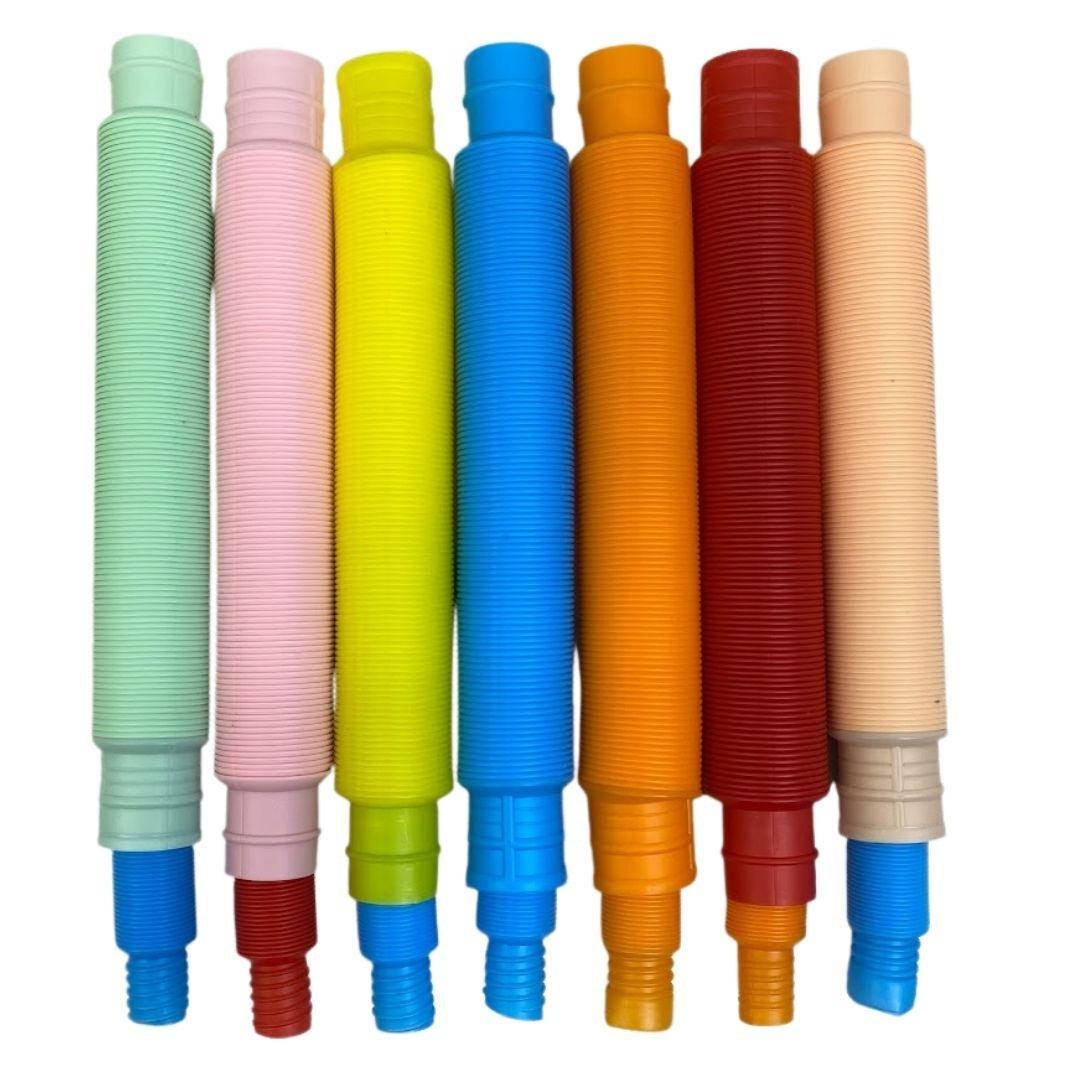 Сенсорная игрушка антистресс Neon Pop Tube 2 в 1, микс цветов