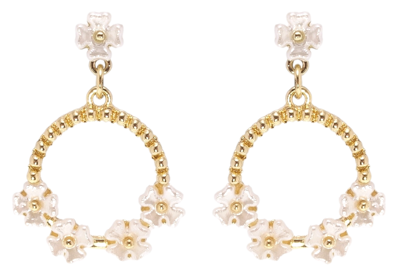 Серьги Xuping QQMM Позолота 14K игла серебро 925 гвоздики (пусеты) "Колечки с перламутровыми цветочками"
Серьги Xuping QQMM Позолота 14K игла серебро 925 гвоздики (пусеты) "Колечки с перламутровыми цветочками"