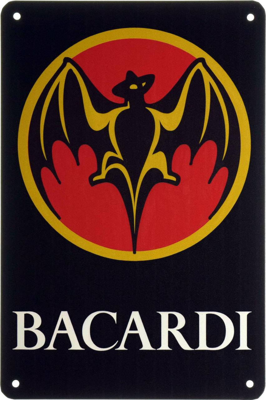 Металлическая табличка "Bacardi (Logo)" (ms-002718) 
Металлическая табличка "Bacardi (Logo)" (ms-002718)