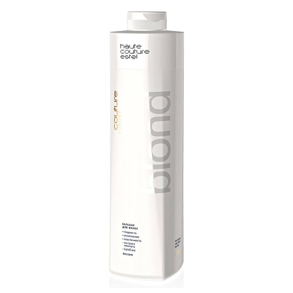 Бальзам "Роскошь светлых волос" Estel Professional Luxury Blond Haute Couture, 1000 мл.
Бальзам "Роскошь светлых волос" Estel Professional Luxury Blond Haute Couture, 1000 мл.