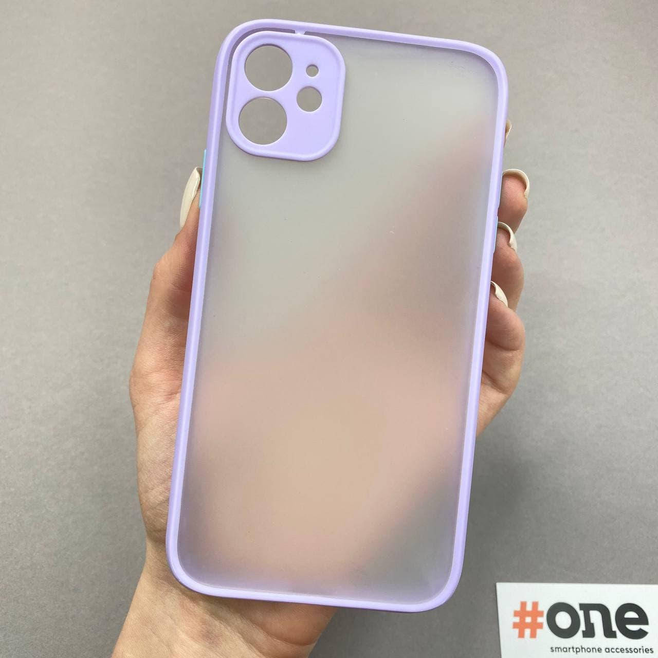 Чехол для iPhone 11 с цветным ободком матовый плотный чехол на телефон айфон 11 сиреневый TCB
Чехол для iPhone 11 с цветным ободком матовый плотный чехол на телефон айфон 11 сиреневый TCB