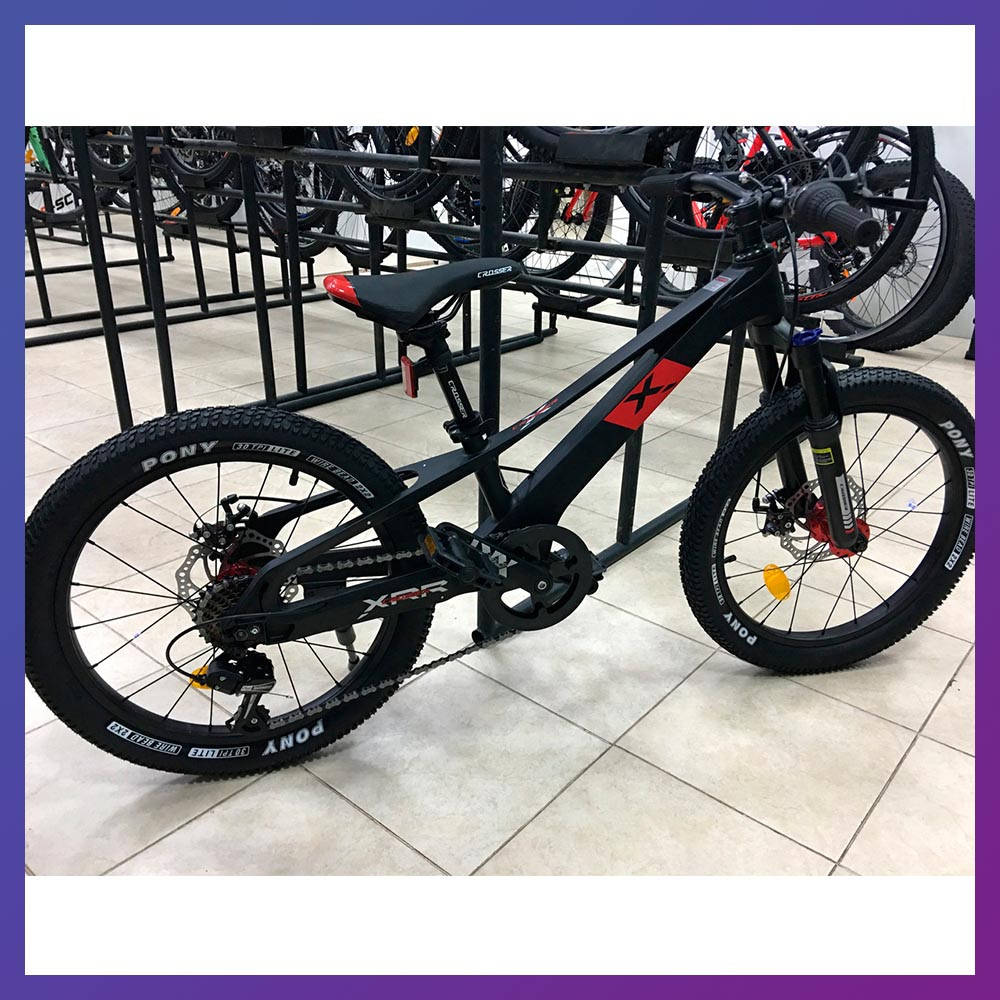Велосипед детский на магниевой раме Crosser XMB 20" рост 130-150 см возраст 7 до 11 лет черно-красный
Велосипед детский на магниевой раме Crosser XMB 20" рост 130-150 см возраст 7 до 11 лет черно-красный