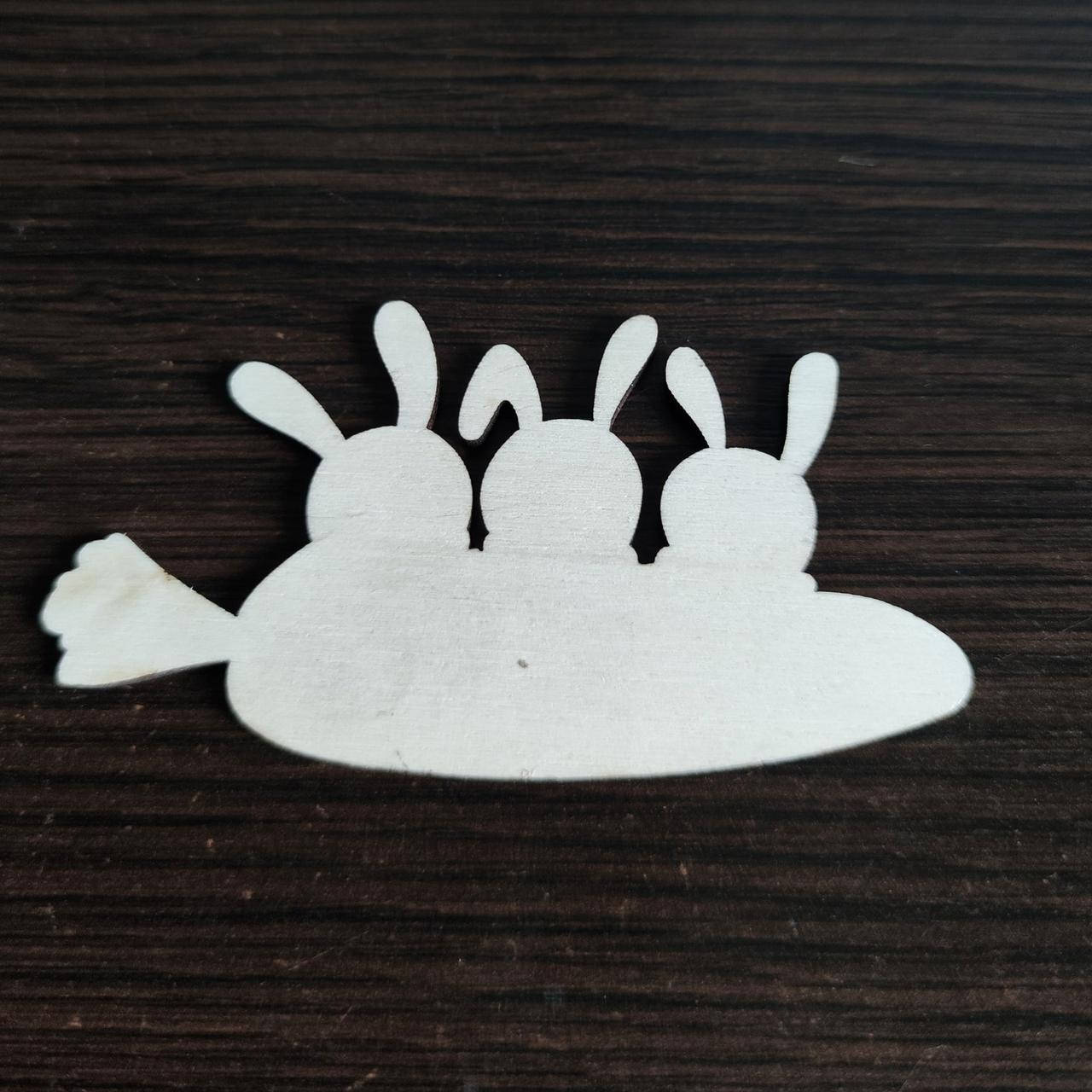 Пасхальный деревянный магнит "Зайчики на моркве" | заготовка для декупажа| под декорирование
Пасхальный деревянный магнит "Зайчики на моркве" | заготовка для декупажа| под декорирование