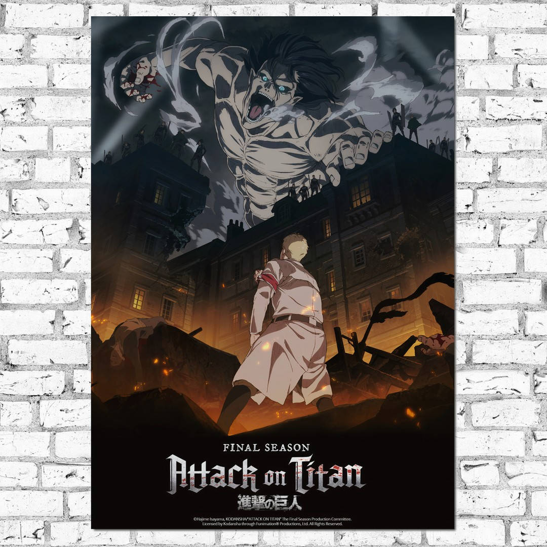 Плакат "Атака на титанов, Attack on Titans" (артикул 4836) 60, Матовая, 43
Плакат "Атака на титанов, Attack on Titans" (артикул 4836) 60, Матовая, 43
