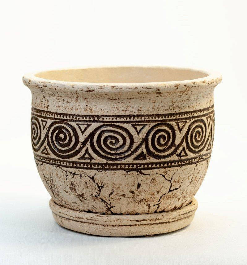 Вазон шамотный для растений 32*22 см Улитка №2
Вазон шамотный для растений 32*22 см Улитка №2