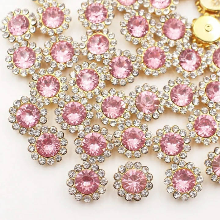 Стразовий декор в металевій оправі, 10 шт
Стразовий декор в металевій оправі, 10 шт