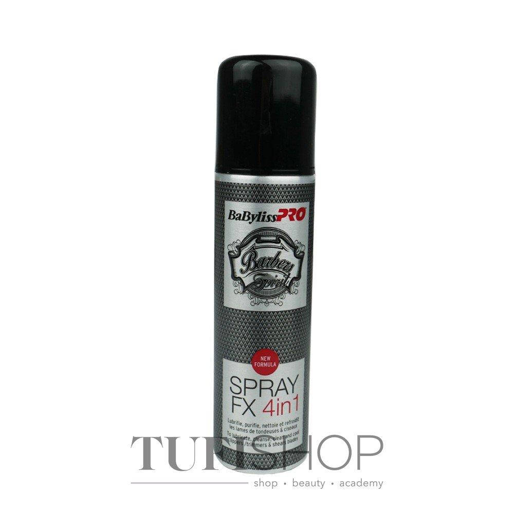 Средство для ухода за ножами BaByliss PRO FX 4 в 1 Spray 150 мл (FX040290E) 
Средство для ухода за ножами BaByliss PRO FX 4 в 1 Spray 150 мл (FX040290E)