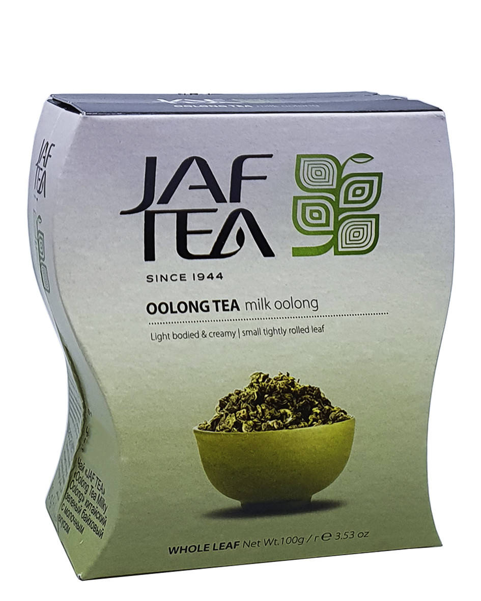 Чай Оолонг (улун) Jaf Tea Tea Milk Oolong зелений байховий з молочним смаком 100 г (54228)
Чай Оолонг (улун) Jaf Tea Tea Milk Oolong зелений байховий з молочним смаком 100 г (54228)