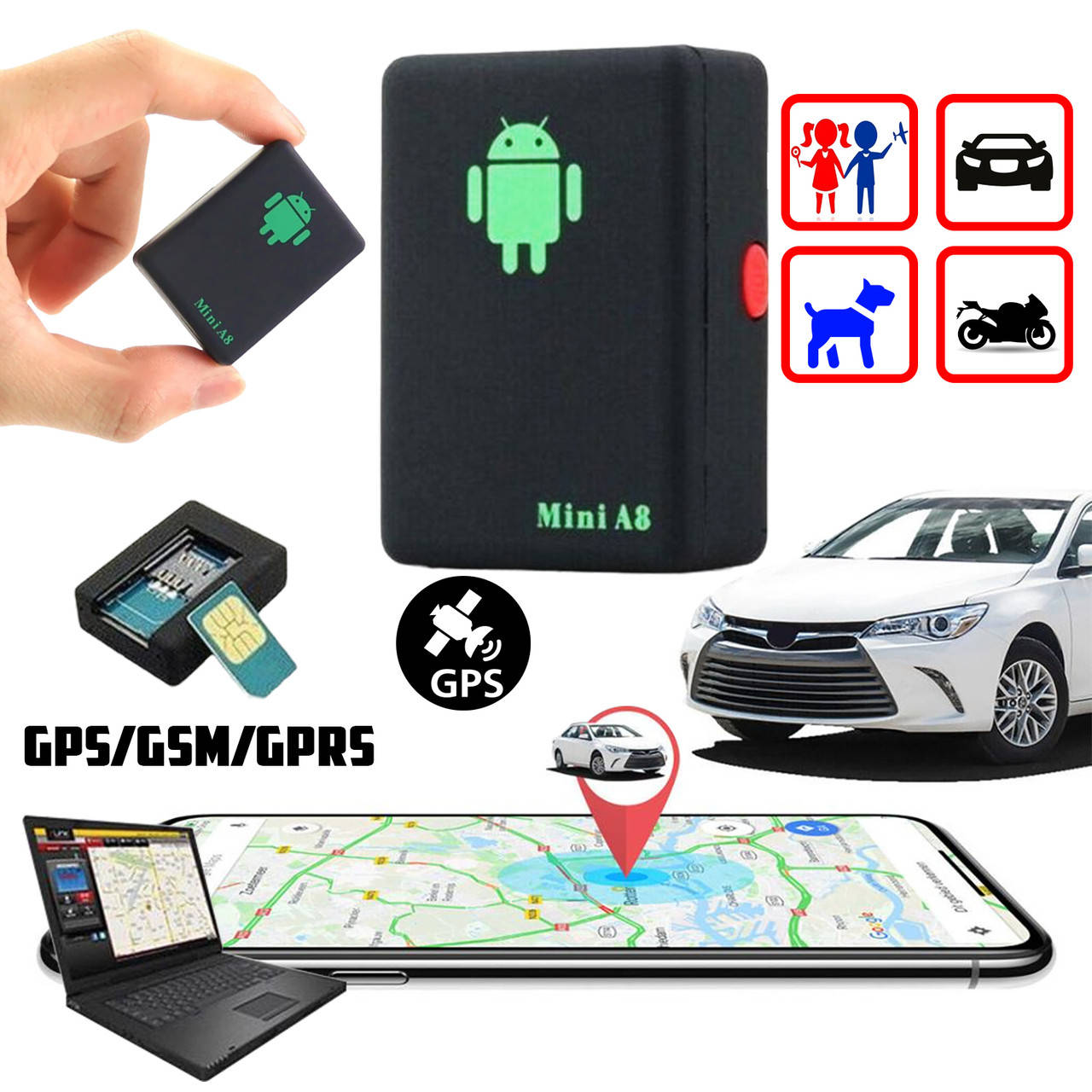 Трекер слежения GPS маячок Mini ТMА8 GSM/GPRS отслеживающее устройство с SIM картой, на магните Black YLW
Трекер слежения GPS маячок Mini ТMА8 GSM/GPRS отслеживающее устройство с SIM картой, на магните Black YLW