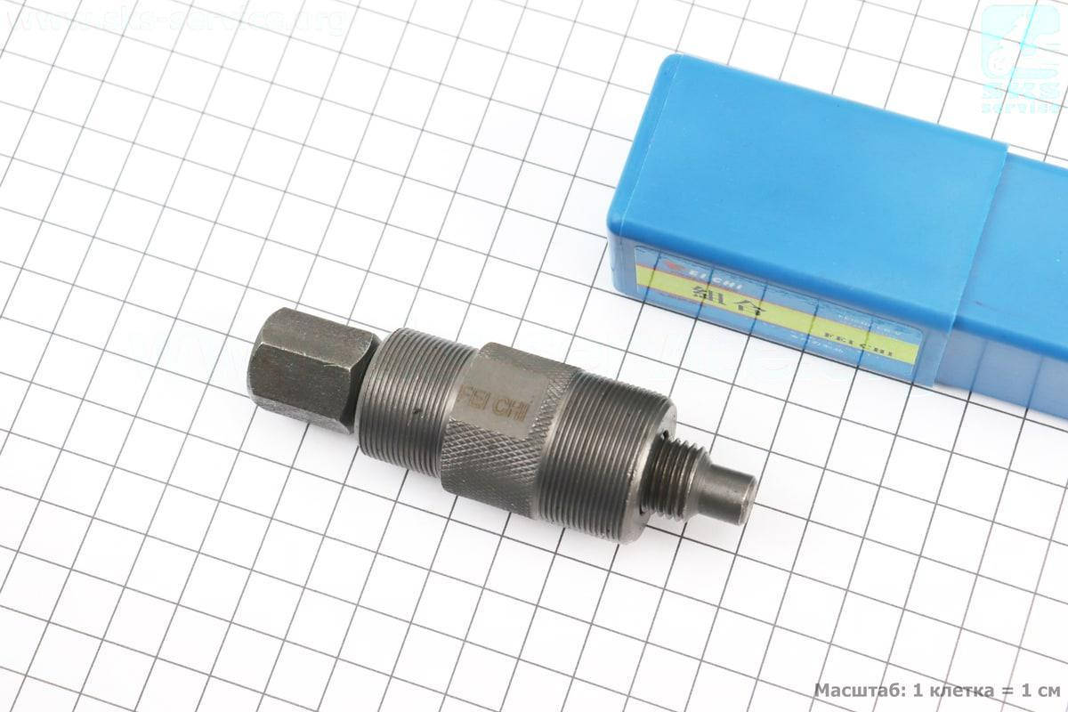 Каленый съемник магнето универсальный на китайский скутер 4Т 150 сс 
Каленый съемник магнето универсальный на китайский скутер 4Т 150 сс