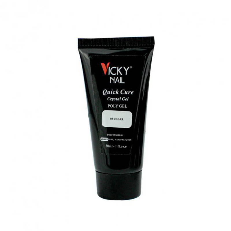 Полигель Vicky Nail Clear № 05 (30 мл), Прозрачный
Полигель Vicky Nail Clear № 05 (30 мл), Прозрачный