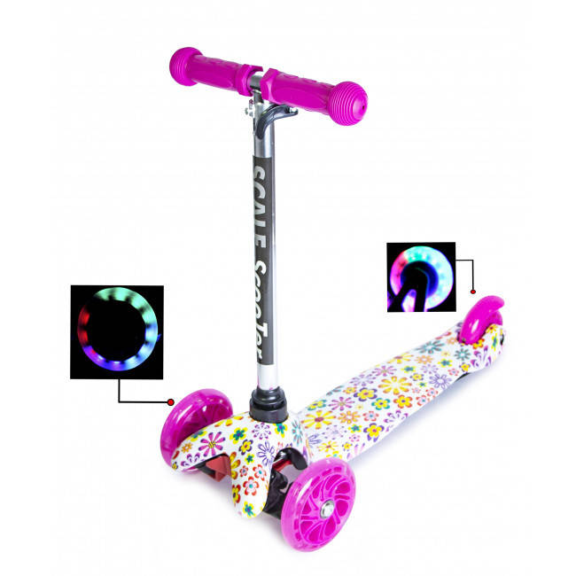 Детский самокат Scooter Mini Best c T-образной регулируемой ручкой Violet Flowers UB арт. 915, Фиолетовый
Детский самокат Scooter Mini Best c T-образной регулируемой ручкой Violet Flowers UB арт. 915, Фиолетовый