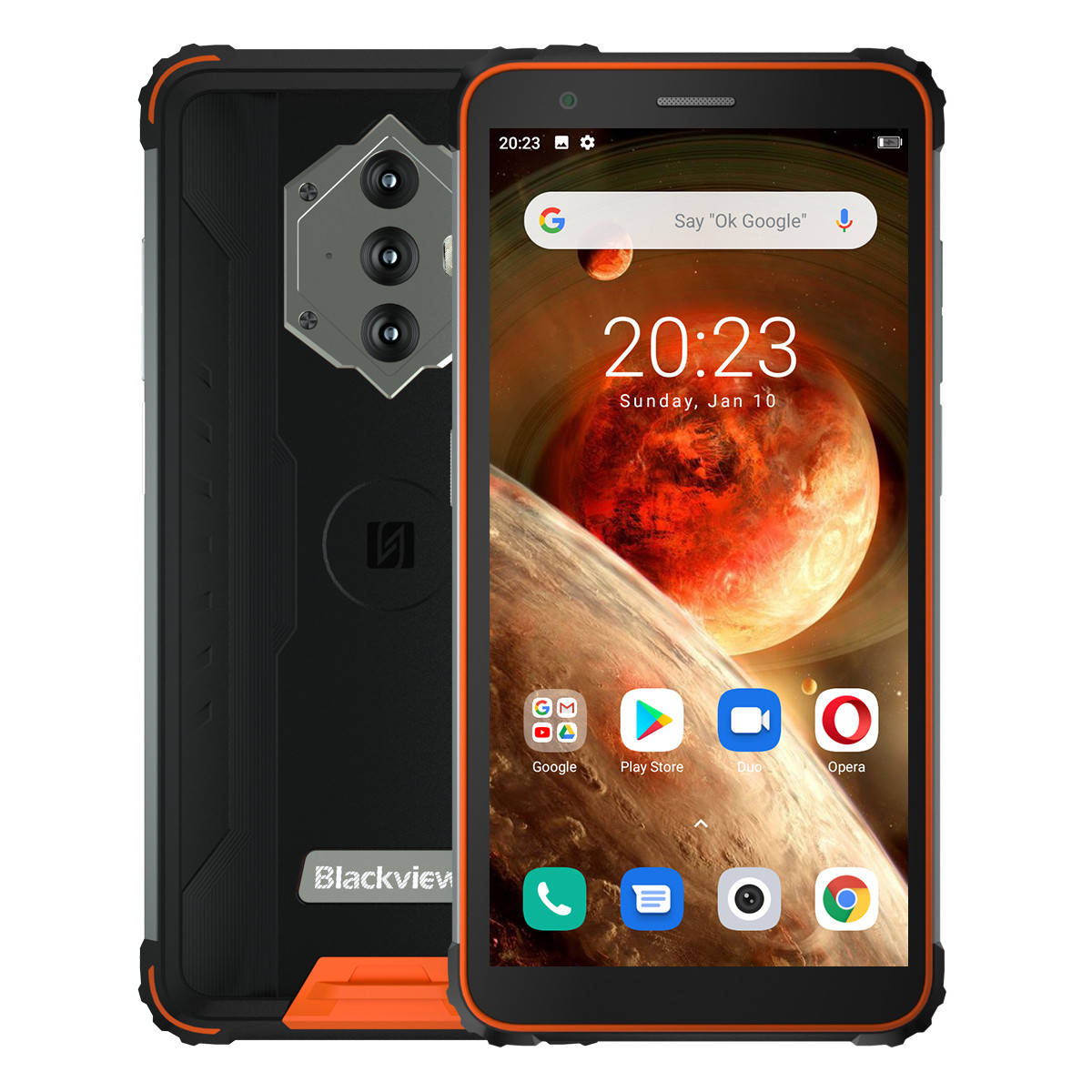 Защищенный смартфон Blackview BV6600 orange 4/64 Гб мощный мобильный телефон с большой батареей, Оранжевый
Защищенный смартфон Blackview BV6600 orange 4/64 Гб мощный мобильный телефон с большой батареей, Оранжевый