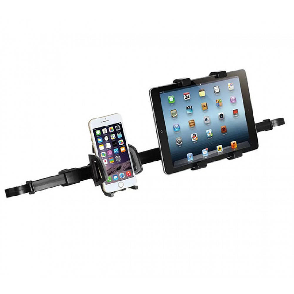 Двойной автомобильный держатель iMount 50HD12-88 для смартфонов и планшетов с креплением к подголовникам,, Разные цвета 
Двойной автомобильный держатель iMount 50HD12-88 для смартфонов и планшетов с креплением к подголовникам,, Разные цвета