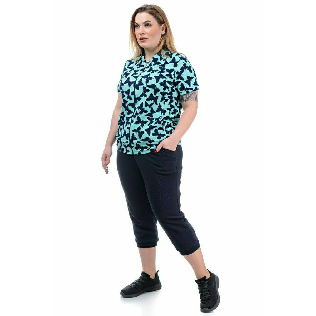 Летний женский костюм с бриджами больших размеров 50/52,54/56,58/60,62/64, Разные цвета
Летний женский костюм с бриджами больших размеров 50/52,54/56,58/60,62/64, Разные цвета