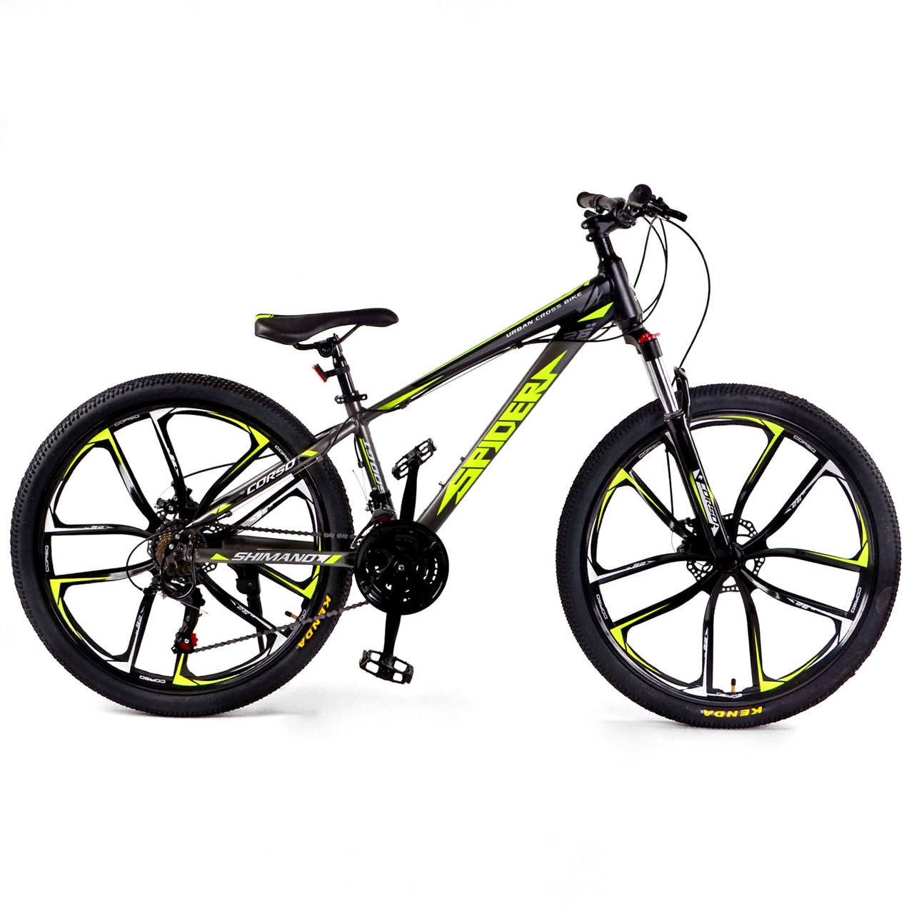 Велоcипед спортивный 26" дюймов (рама 13",Shimano 21, сборка 75%) Corso Spider SP- 26307 Черный
Велоcипед спортивный 26" дюймов (рама 13",Shimano 21, сборка 75%) Corso Spider SP- 26307 Черный