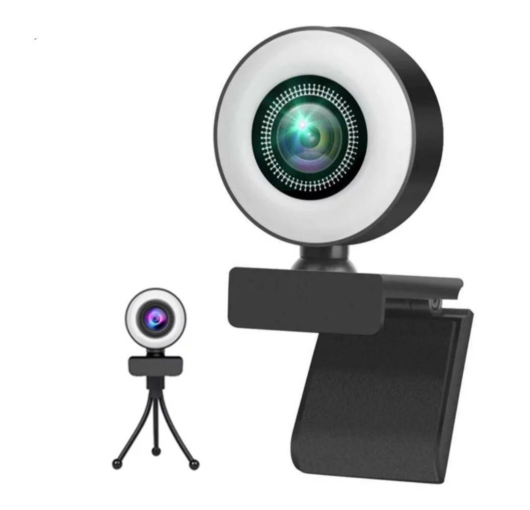 USB 2К веб-камера с микрофоном RotatableAuto HD со штативом, светодиодной подсветкой и регулировкой яркости, Черный
USB 2К веб-камера с микрофоном RotatableAuto HD со штативом, светодиодной подсветкой и регулировкой яркости, Черный
