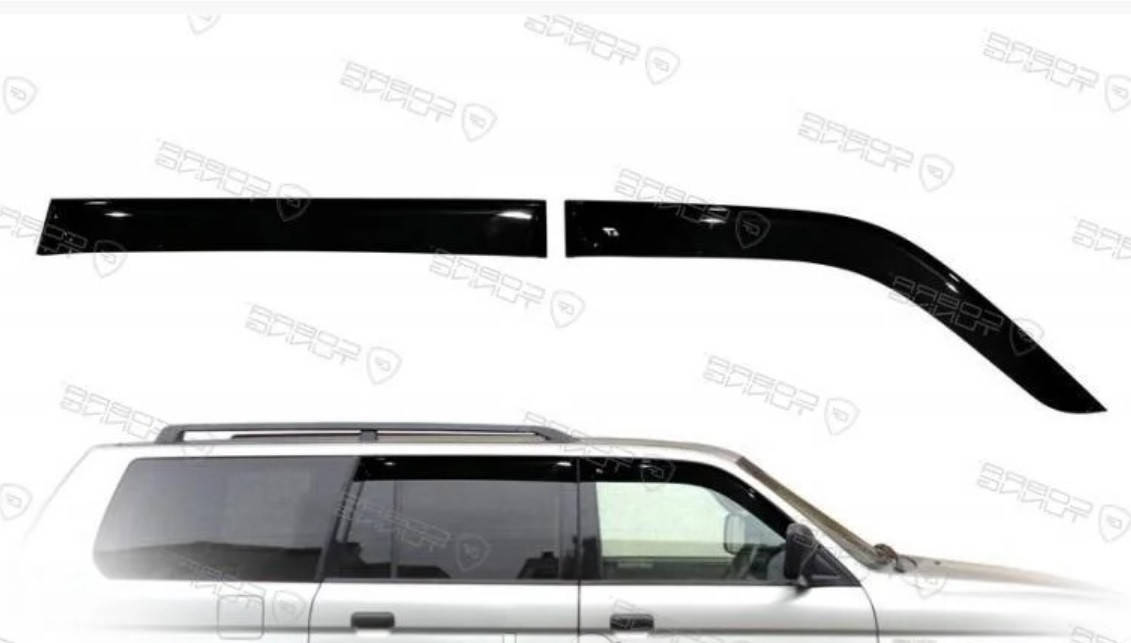 Дефлекторы окон (ветровики) Mitsubishi Pajero Sport 1 1998-2008 Challenger, VL - Cobra Tuning, M41498
Дефлекторы окон (ветровики) Mitsubishi Pajero Sport 1 1998-2008 Challenger, VL - Cobra Tuning, M41498