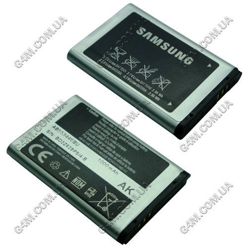 Аккумулятор AB553446BU для Samsung B100, B200, B2100, C3300, C3212 Duos, C5212 Duos, E2120, E2152, E2232,
Аккумулятор AB553446BU для Samsung B100, B200, B2100, C3300, C3212 Duos, C5212 Duos, E2120, E2152, E2232,