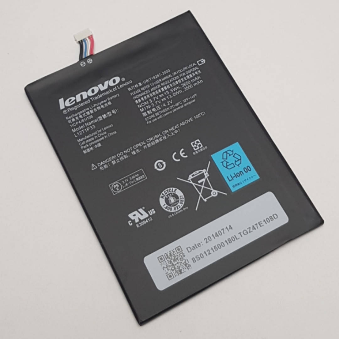 Аккумулятор L12T1P33 Lenovo A1000, A3000, 3650 mAh 121500180 Оригинал новый, Разные цвета
Аккумулятор L12T1P33 Lenovo A1000, A3000, 3650 mAh 121500180 Оригинал новый, Разные цвета