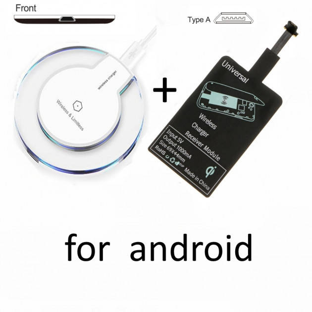 Комплект беспроводное зарядное устройство Fantasy Qi + приемник контроллер Micro USB, Черный
Комплект беспроводное зарядное устройство Fantasy Qi + приемник контроллер Micro USB, Черный