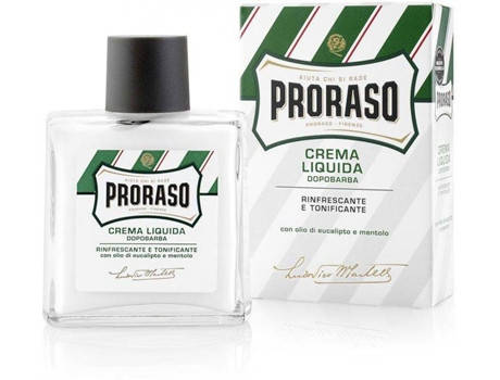 КРЕМ ДЛЯ БРИТЬЯ ПОСЛЕ БРИТЬЯ PRORASO Crema Liquida с экстрактом эвкалипта и ментола 100 мл
КРЕМ ДЛЯ БРИТЬЯ ПОСЛЕ БРИТЬЯ PRORASO Crema Liquida с экстрактом эвкалипта и ментола 100 мл