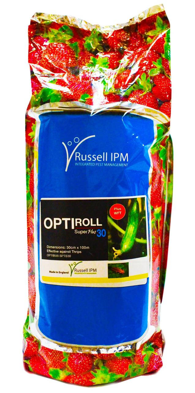 Клеевая ловушка Russell IPM OptiRoll Super Plus 30 Синяя с рисунком, с феромоном Трипс Рулон 30х100 м
Клеевая ловушка Russell IPM OptiRoll Super Plus 30 Синяя с рисунком, с феромоном Трипс Рулон 30х100 м
