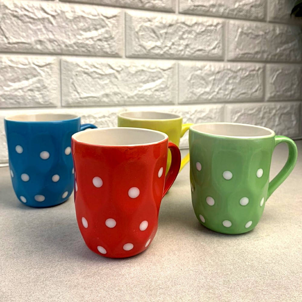 Набор чайных кружек в горох с тиснением HLS 210 мл 4 шт
Набор чайных кружек в горох с тиснением HLS 210 мл 4 шт