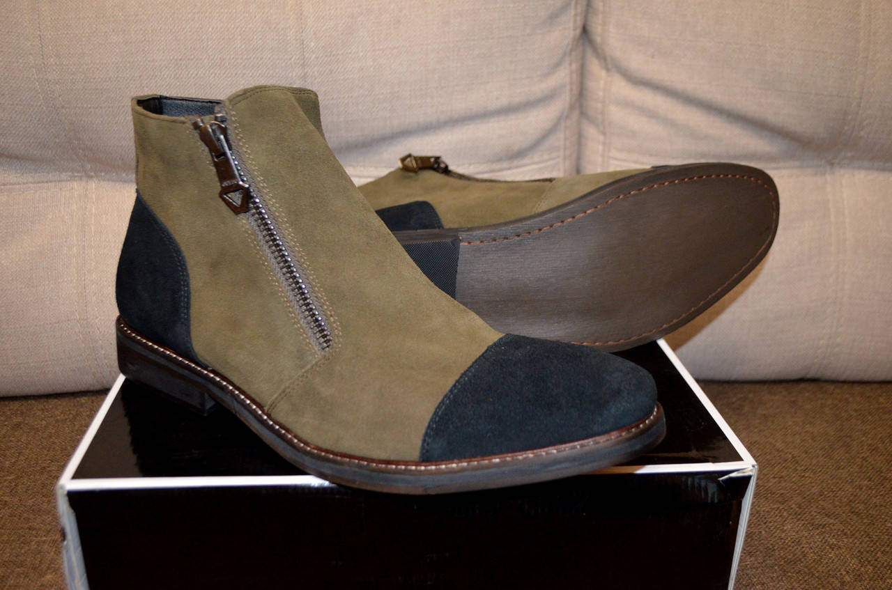 Кожаные ботинки челси мужские GUESS Joris 45.5 размер, Оливковый
Кожаные ботинки челси мужские GUESS Joris 45.5 размер, Оливковый