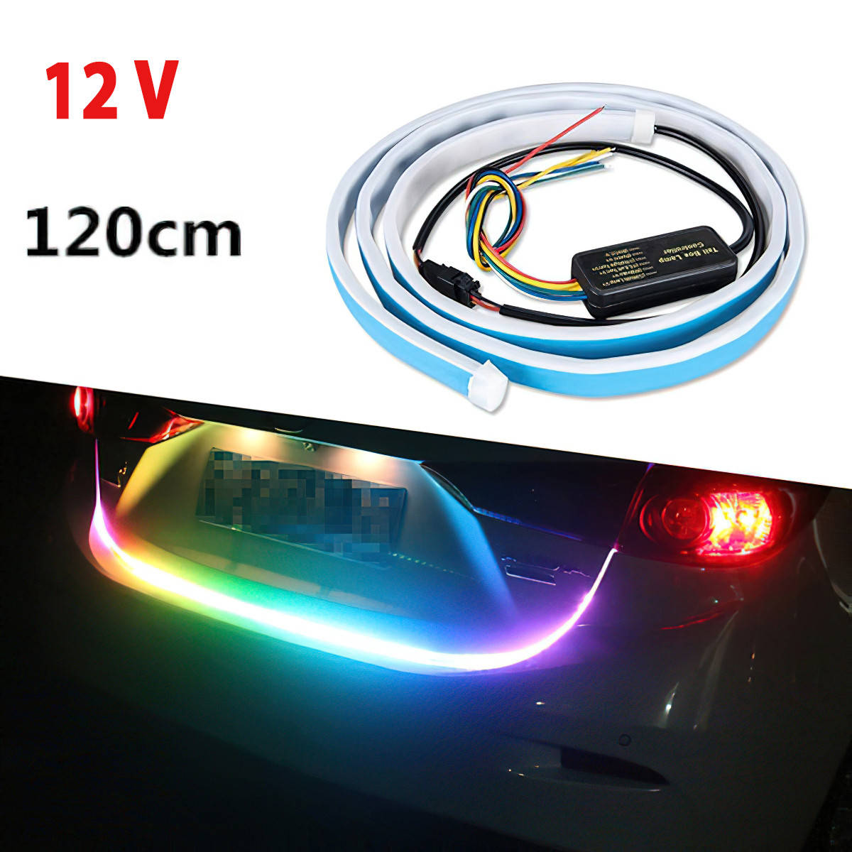 RGB лента для авто LED The Tail Boxlamp 120 см гибкая подсветка крышки багажника (VT)
RGB лента для авто LED The Tail Boxlamp 120 см гибкая подсветка крышки багажника (VT)