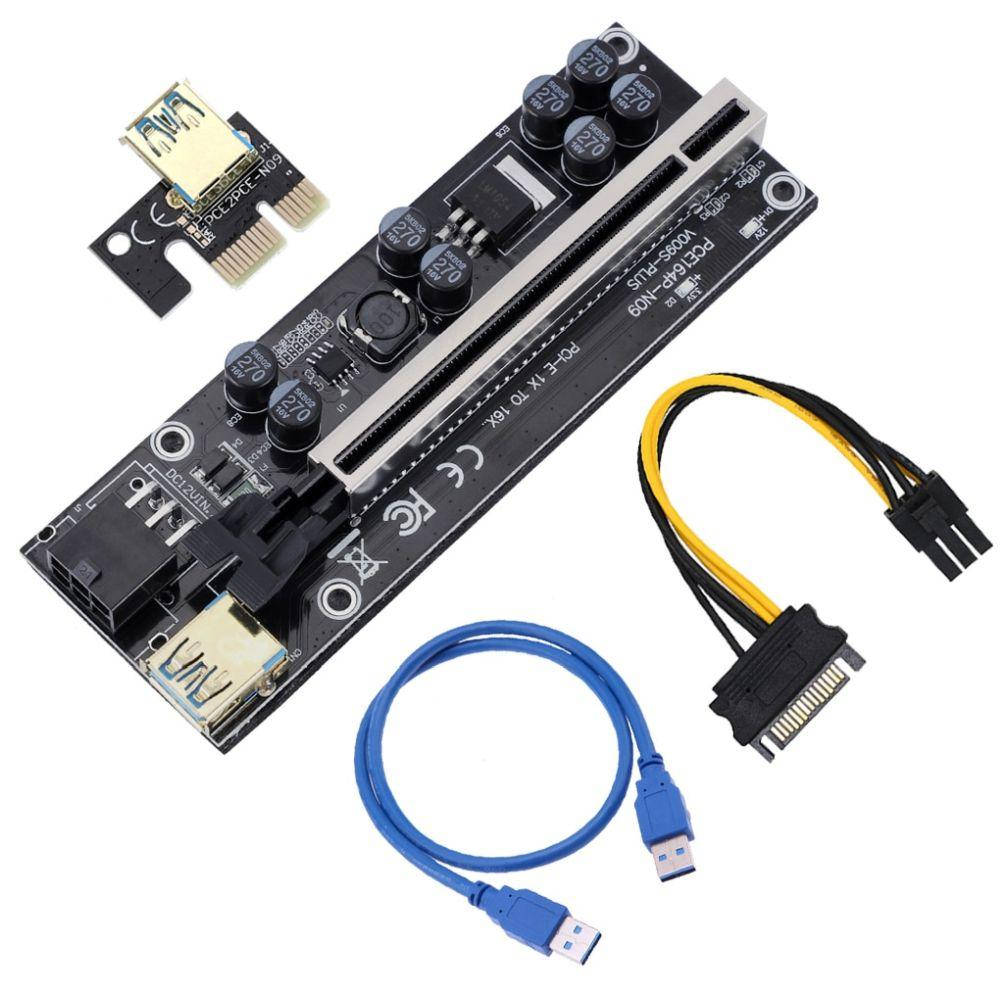 Райзер VER009S-Plus PCI-E x1 to 16x, кабель 60cm USB 3.0 Red, кабель SATA to 6Pin, Красный
Райзер VER009S-Plus PCI-E x1 to 16x, кабель 60cm USB 3.0 Red, кабель SATA to 6Pin, Красный