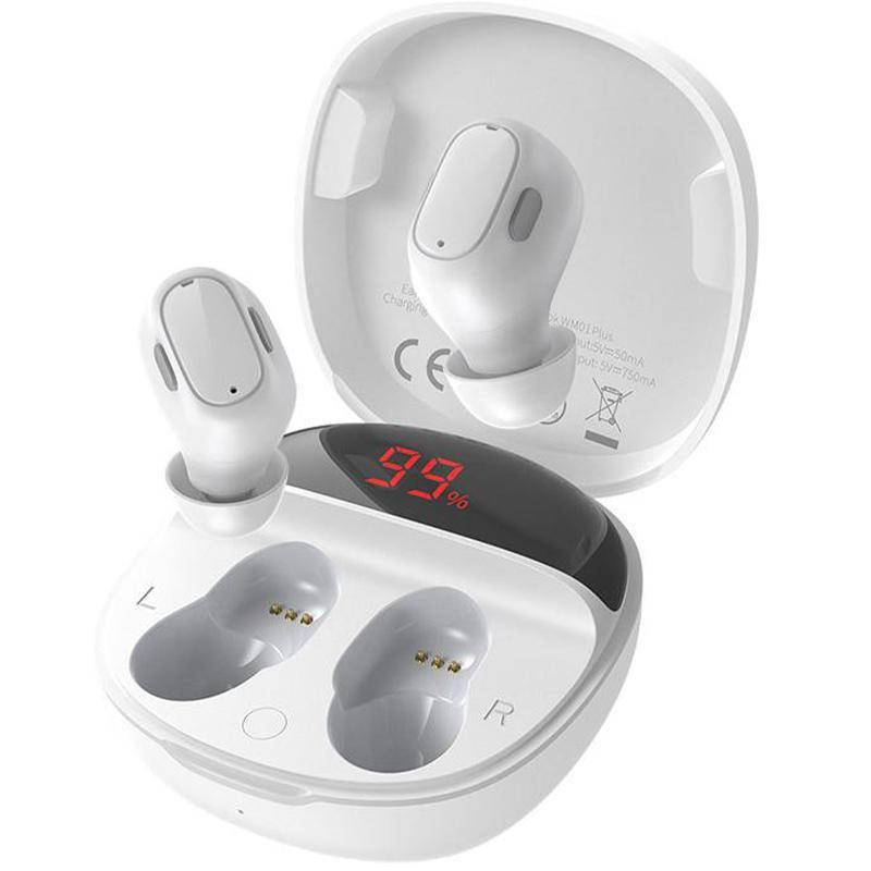 Беспроводные Bluetooth наушники Baseus Encok TWS WM01 Plus с дисплеем White NGWM01P-02, Белый
Беспроводные Bluetooth наушники Baseus Encok TWS WM01 Plus с дисплеем White NGWM01P-02, Белый