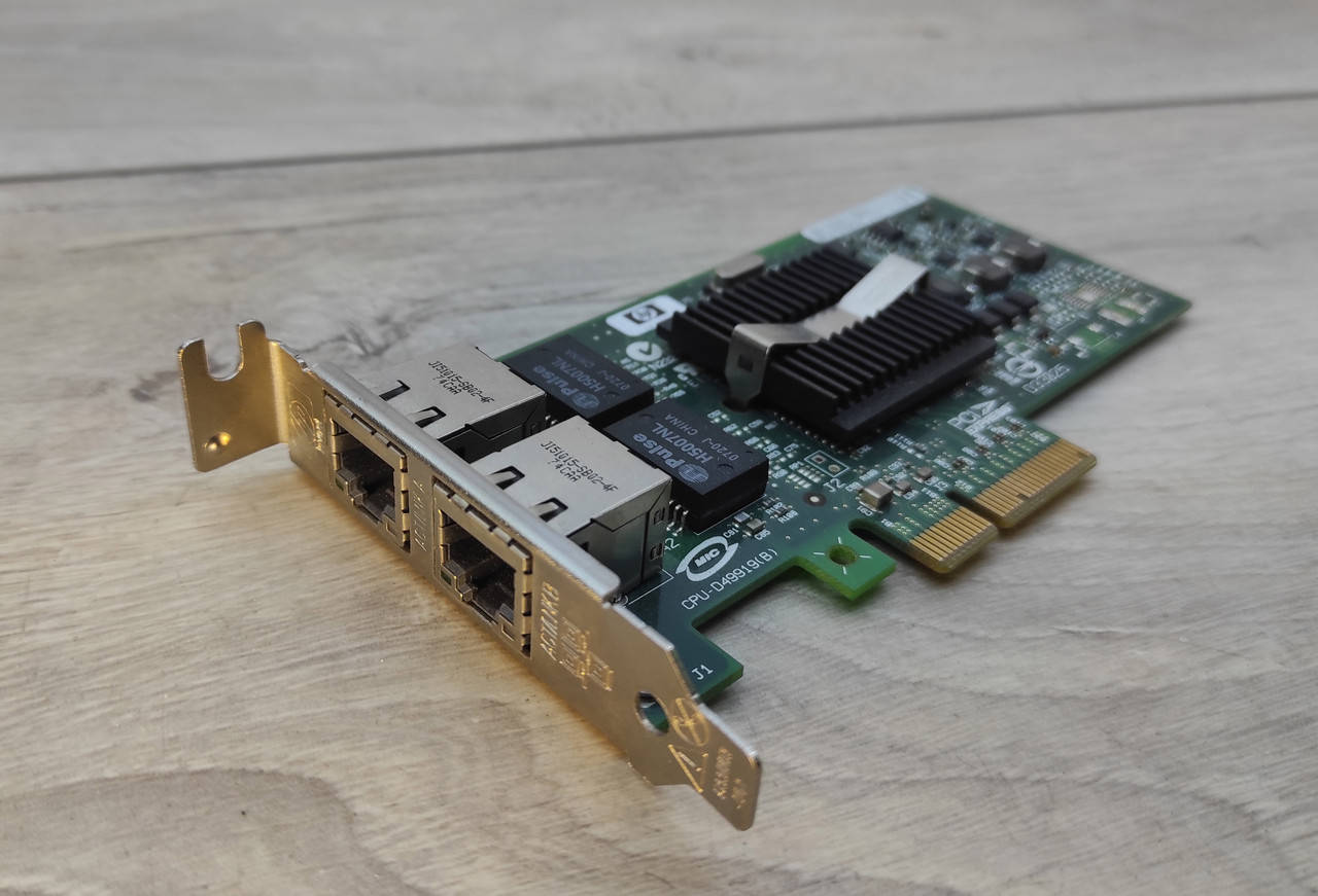 Мережевий адаптер HP NC360T PCI Express Dual Port Gigabit Server Adapter (Intel 82571EB)
Мережевий адаптер HP NC360T PCI Express Dual Port Gigabit Server Adapter (Intel 82571EB)