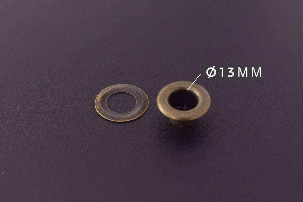 Люверс 13 мм, антик, 100 шт
Люверс 13 мм, антик, 100 шт