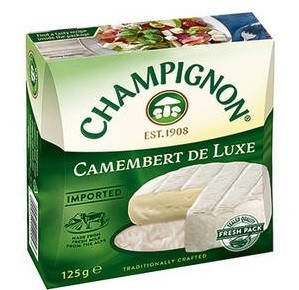 Сыр Шампиньон Камембер Де Люкс Гурмет 60% Champignon Camembert de Luxe Gourmet Kaserei 125 г Германия
Сыр Шампиньон Камембер Де Люкс Гурмет 60% Champignon Camembert de Luxe Gourmet Kaserei 125 г Германия