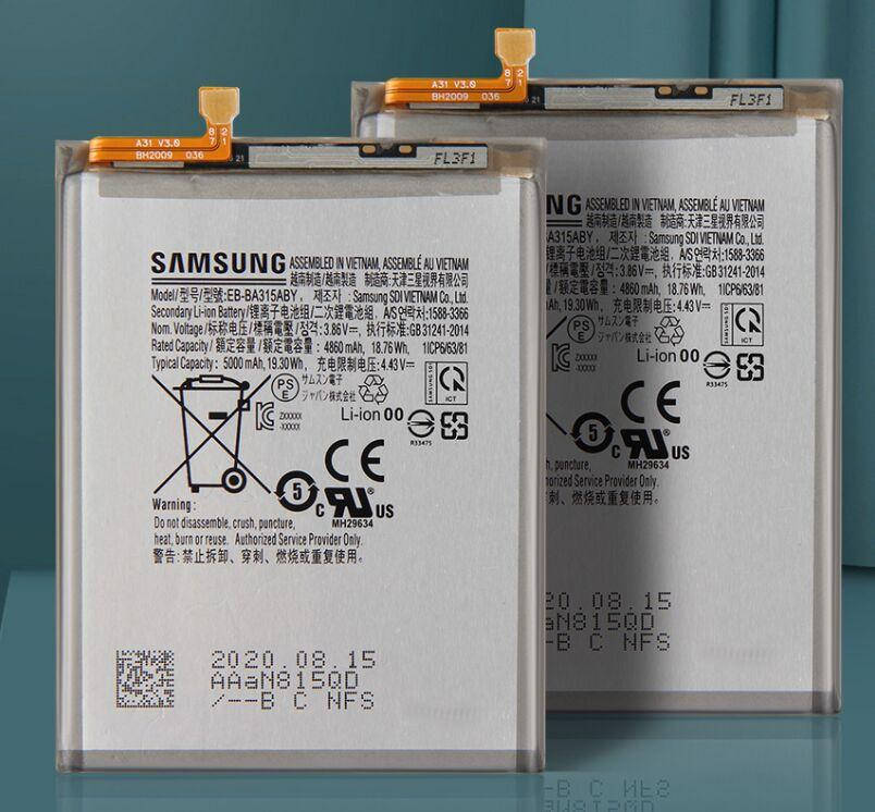 Аккумулятор (батарея) Samsung A315 (SM-A315F, SM-A315F/DS) Galaxy A31 EB-BA315ABY 5000mAh Оригинал
Аккумулятор (батарея) Samsung A315 (SM-A315F, SM-A315F/DS) Galaxy A31 EB-BA315ABY 5000mAh Оригинал